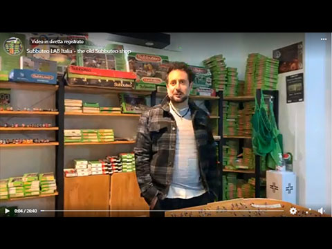 immagine di anteprima del video: Subbuteo LAB Italia - the old Subbuteo shop