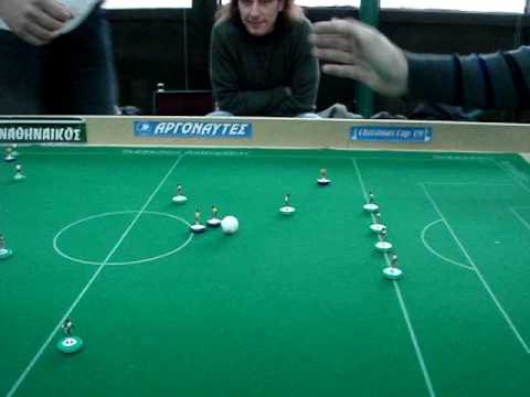 immagine di anteprima del video: subbuteo volos christmas cup 2009 alekos v dimitris goal