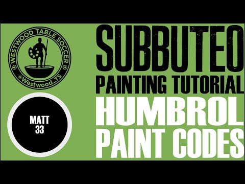 immagine di anteprima del video: Subbuteo Painting Tutorial : Humbrol Paint Codes and Colour...
