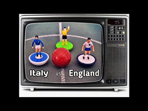 immagine di anteprima del video: Subbuteo Solo, Italy v England, 1970s style