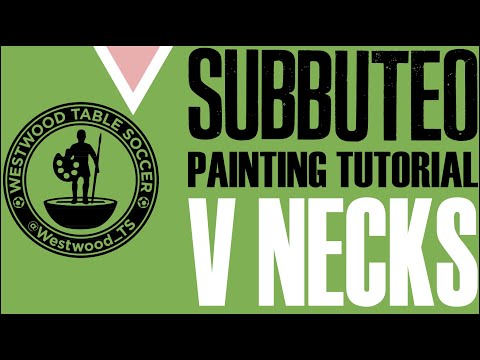 immagine di anteprima del video: Subbuteo Painting Tutorial V Neck - Painting Academy by...