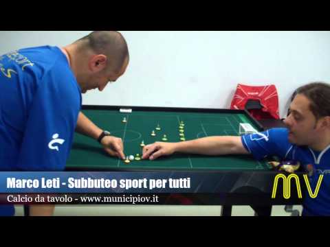 immagine di anteprima del video: Marco Leti - Subbuteo per diversamente abili Calcio da tavolo