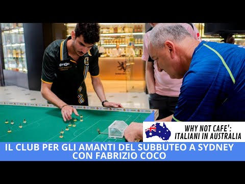 immagine di anteprima del video: Il club per gli amanti del Subbuteo a Sydney, con Fabrizio Coco