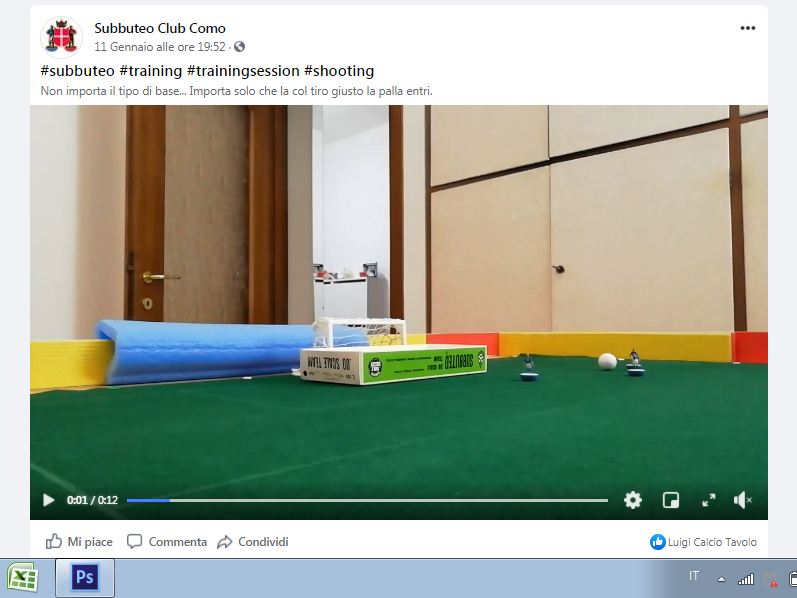 immagine di anteprima del video: #subbuteo #training #trainingsession #shooting