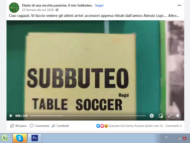 immagine di anteprima del video: Diario di una vecchia passione, il mio Subbuteo