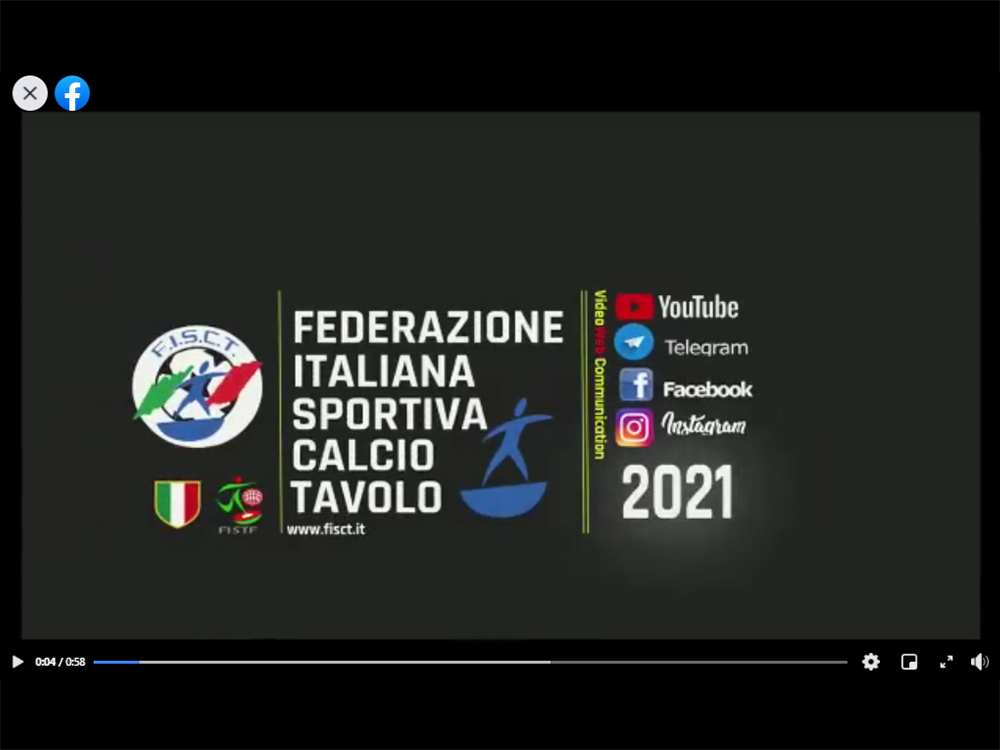 immagine di anteprima del video: FISCT Federazione Italiana Sportiva Calcio Tavolo