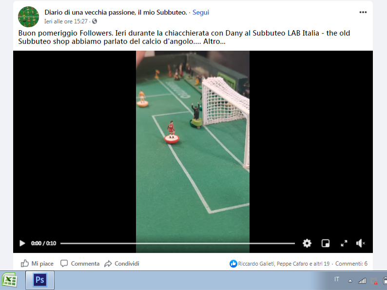 immagine di anteprima del video: Diario di una vecchia passione, il mio Subbuteo. 